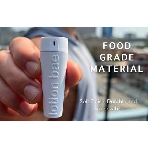 Chic Refillable Mini Lotion Bottle for Purses and Pockets (.27 oz) ? Turn Your Favorite Brands into Stylish Travel-Size Lotions, Sunscreens, and More