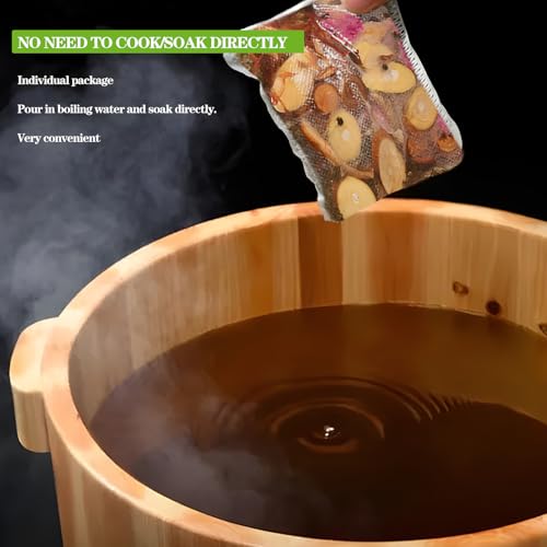 Ginger Chinese Herbal Foot Soak Set ? 30 Detox Bags for Dry Feet,Cracked Feet and Lymphatic DrainageøÜÊÅ?øÐ