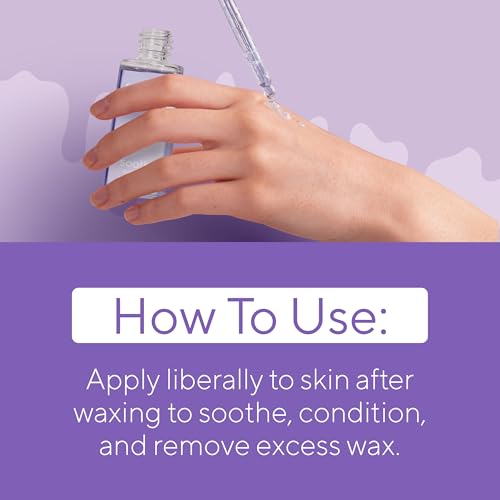 Sliick Soothe Post Wax Oil with Lavender - Soothing After Waxing Oil Treatment, After Wax Care for Bikini Area & Body, 1 oz