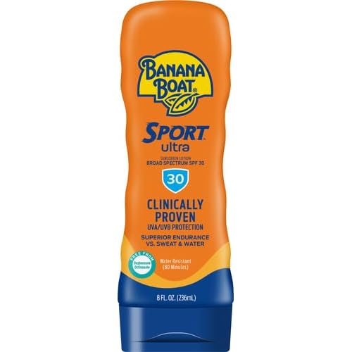 Banana Boat Sunscreen Lotion, SPF 30 | Sport Ultra | Water Resistant | 8oz | Oxybenzone Free