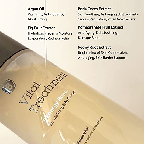 BLITHE Vital Treatment 8 Nourishing Beans & 5 Energy Roots travel size - Korean First Essence with Anti-aging & Moisturizing benefits, Firm & lift Saggy Skin & Replenish Dull Dry Skin
