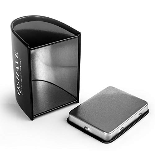 QSHAVE Blade Disposal Case Safe Storage Bank for Used Safety Razor Blades 2 PCS