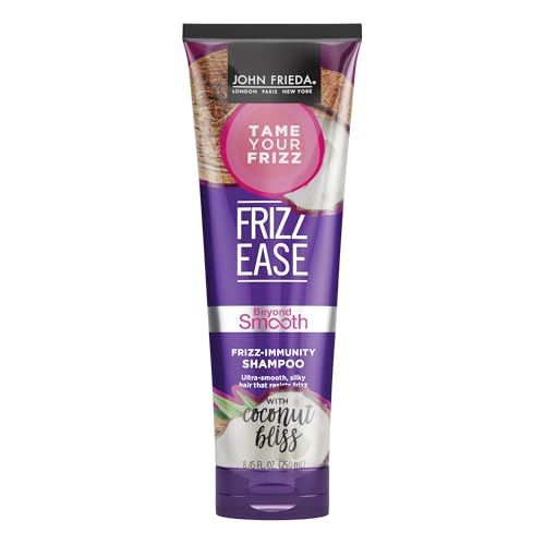 John Frieda Frizz-Immunity Shampoo with Pure Coconut Oil - Prevents Frizz and Anti-Humidity, 8.45 Ounces