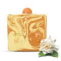 Marbela Cosmetics Peach Gardenia Handmade Soap Bar - Made in USA, Vegan Friendly, Palm Oil Free, Natural Bar Soap - Gentle Face & Body Soap for Daily Skin Care, Moisturizing & Nourishing - 3.5 oz