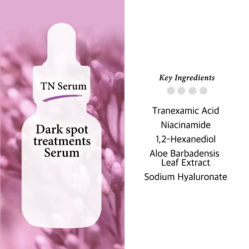 Cos De BAHA Tranexamic Acid 5% Serum 1 Fl Oz ? Niacinamide 5%, Hyaluronic Acid & Aloe for Dark Spots & Uneven Tone, Remover Melasma (30 ml)