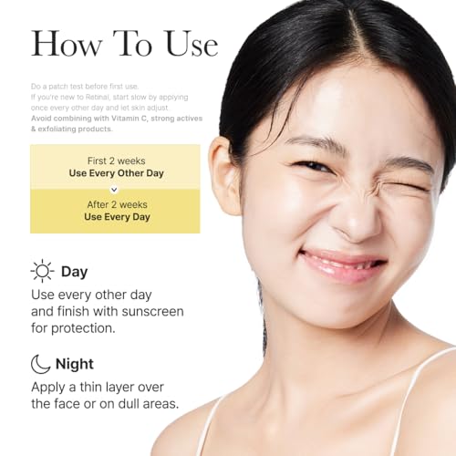 Arencia Retinal Booster Shot Serum, Firming Advanced Night Serum with Caffeine and Ectoin for Mature Skin, Pore Minimizing, WFine Lines & Wrinkles, Korean Skincare 30ml/1.01 fl.oz (Pack of 2)