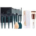 DUcare Makeup Brushes Set 17 Pcs with Brush Cleaning Mat and Makeup Sponge