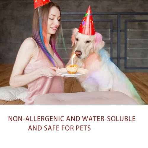 10 Colors Hair Chalk Comb for Girls Kids, Temporary Hair Dyeing for Kids, Adults and DIY Cosplay, Easy to Wash, Works on All Hair Colors