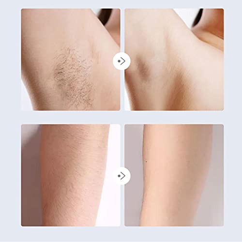 ZJchao Bikini Trimmer and Shaver for Women, 2 in 1 Portable Safe Epilator Hair Removal Trimmer for Women Pubic Hair Face Leg Eyebrow Nose Lip Body, Purple