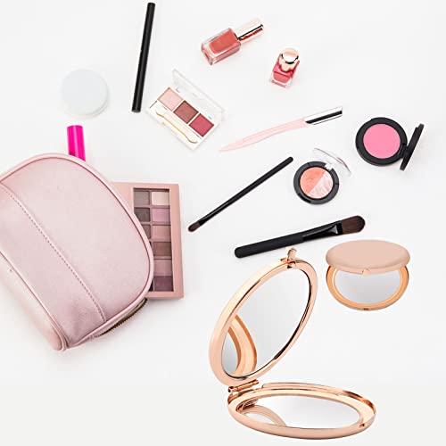 WSNANG Cousin Wedding Gift Folding Makeup Mirror to My Cousin On Her Wedding Day Gift Bride Gift for Cousin Compact Makeup Mirror (Cousin Mirror)