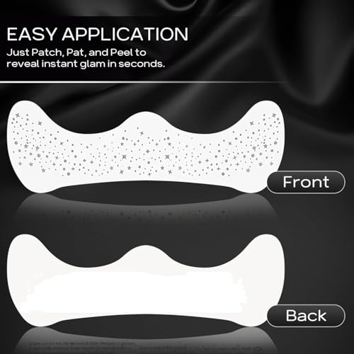 Glitter Freckles Face Tattoo Star Freckles Temporary Tattoos Sparkle Freckles Silver Freckle Tattoo 10 Sheets for Women Girl for Chirstmas Party Festivals (Silver)