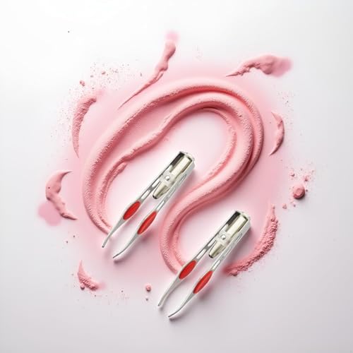 3Pcs Silver Tweezer With LED Light for Hair Removal Makeup Tool Eyebrow Eyelash Tweezers for Women Facial Hair, Lash Trimmer,Hair Ingrown for Tweezer,Women's Hair Removal Tweezers
