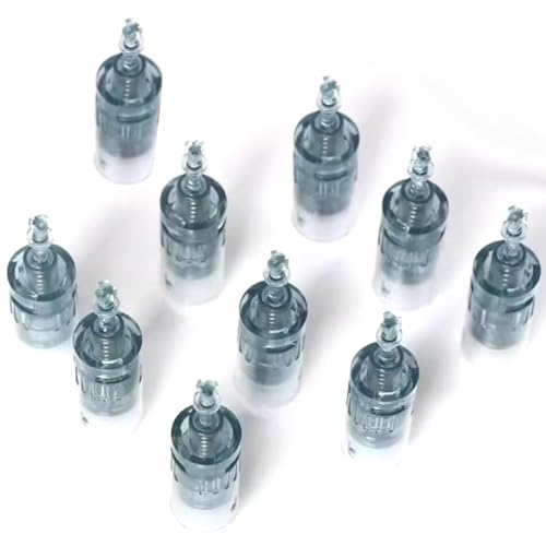 10PCS 16Pin 0.25mm Microneedling Derma Roller Pen Cartridges For M8/M7S,Easy-to-Use At Home(10PCS,16P)
