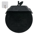 Larger Foot Scrubber - Foot Cleaner&Massager with Non-Slip Suction Cups for Use in The Shower Black (Black)