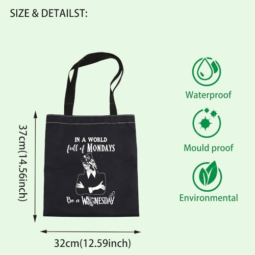 TV Show Merch Horror Movie Lover-Fans Gift TV Show Inspired Handbag-TV Show Fans Gift (Wed tote)