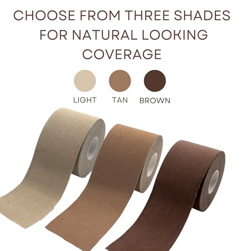 Tattoo Cover Up Tape | Perfectly Sticky & Full Coverage| 7.5 cm x 9 m |Waterproof & Breathable | Ultra Thin, Ideal for Covering Big Tattoos (light)