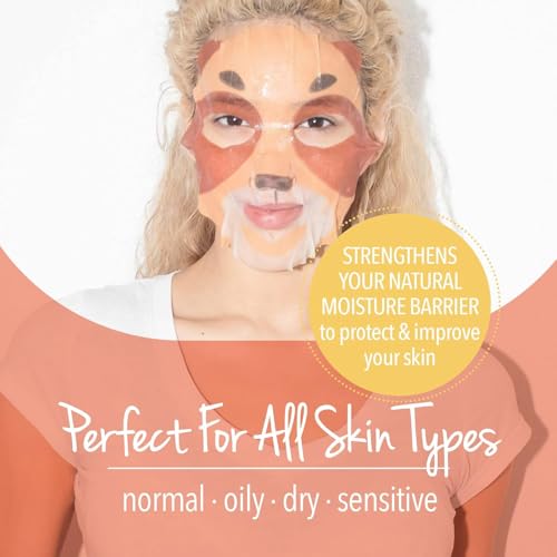 Masque Bar ? 9 Piece Pretty Animalz Printed Sheet Masks ? Made in Korea