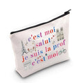 Clear Hard Shell Zipper Case, Clear Zipper Pouches for Travel, Toiletries, Makeup, Electronics & Pencils£¨5Pcs, Small£©