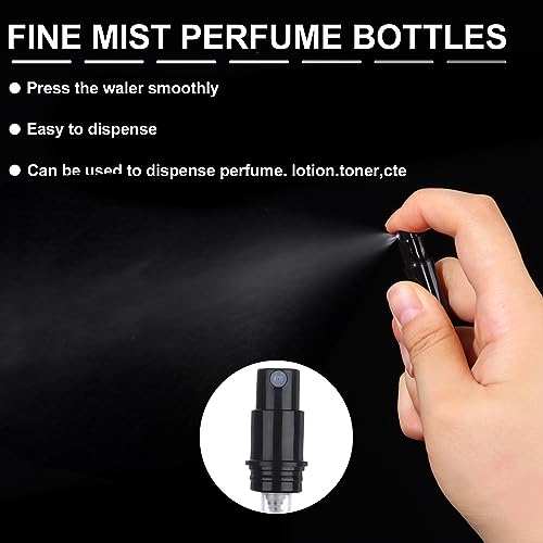 OBANGONG 100 Pack Mini Spray Bottles 5ml Plastic Refillable for Perfume, Essential Oil, Travel, Party, Outdoor