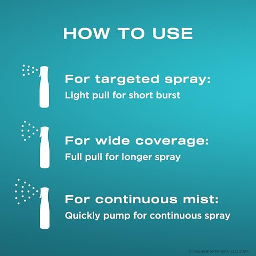 OGX Antioxidants + Flexible Hold Hairspray, Anti Humidity Hairspray for 24 Hour Hold & Protection for Your Style, Hair Spray in a Continuous Mist Spray Bottle, Paraben-Free, 6.5 fl. oz