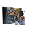 Proraso Azur Lime Beard Care Duo Kit - Beard Wash and Oil with Fresh, Citrus Scent for Long or Full Beards - Premium Italian Gift Set for Men