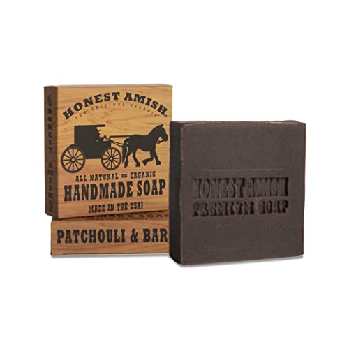 Honest Amish Natural Patchouli and Bark Soap Bar (Pack of 2)