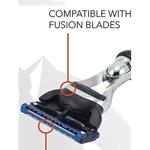 G.B.S 5 Blade Compatible Razor, Black