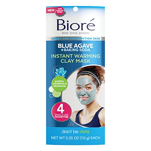 Bior? Blue Agave & Baking Soda Whipped Nourishing Detox Mask, 4 Ounces, Dermatologist Tested, Non-Comedogenic, Oil Free