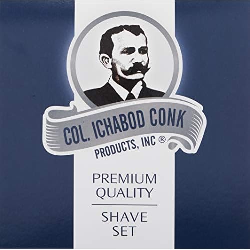 Colonel Conk Model 221 Mug, Mixed Badger Brush and Soap