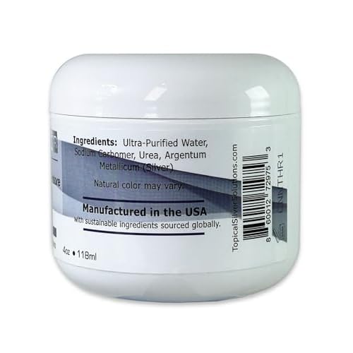 Pure Silver - Skin Restore Gel - 4oz - Unscented - 75ppm (Colloidal Silver Gel)