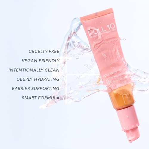 DOLL SKIN GENIUS¢â TINTED MOISTURIZER WITH PLANT BASED COLLAGEN (Shade 1 (Fair/Fair-Light), 1 Fl Oz.)