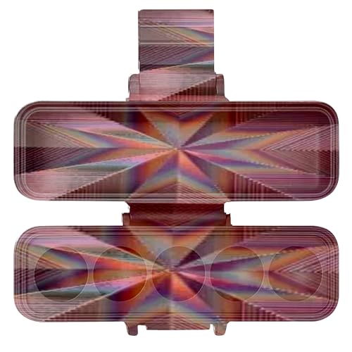 3D Printed Vial Storage Case - Waterproof 3ml Vial Storage Case with 5 Slots - Freezer Safe Hard Shell Essential Oil Case for Home, Fridge, Travel, 16mm Max Diameter, 35mm Max Height
