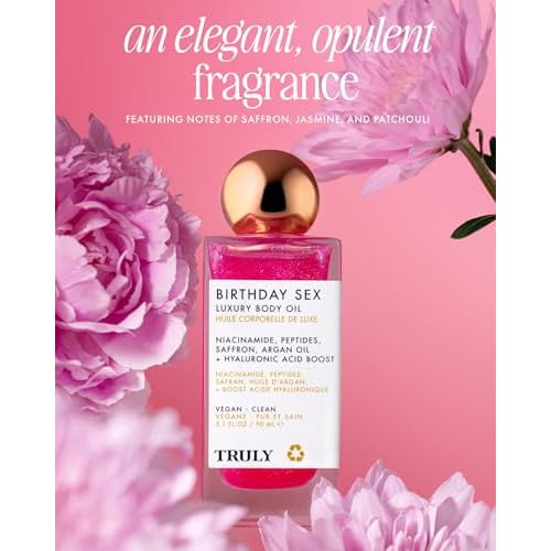 Truly Luxury Body Oil | Hydrating & Illuminating with Natural Shimmer | For Smooth, Glowing Skin and Long-Lasting Fragrance