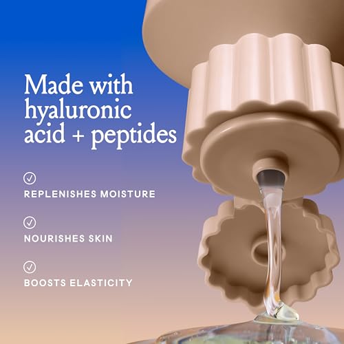 Billie Bounce,Hydrating Body Wash,Hyaluronic Acid + Peptides,Hydrating & Replenishing,18Fl Oz,(Pack of 2)