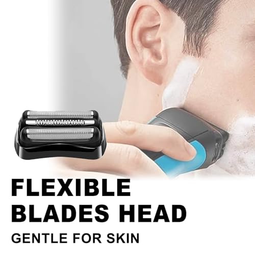 2 Packs 21B Series 3 Electric Shaver Replacement Head Compatible with Series 3 Foil Shaver Replacement Heads 21b 3010s, 3040s,5409,etc for Braun Part 21b