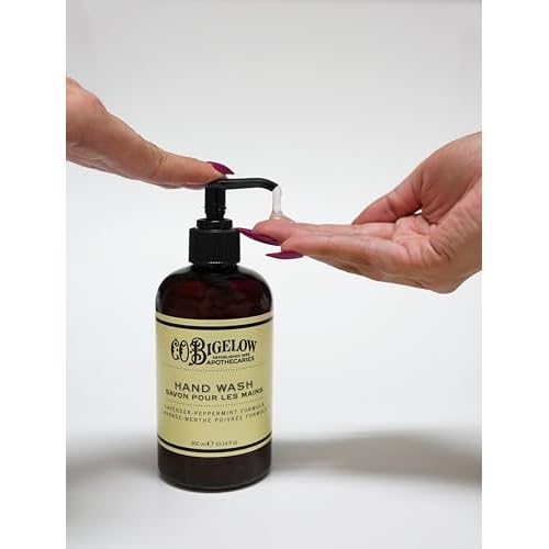 C.O. Bigelow Lavender Peppermint Hand Wash, Moisturizing Hand Soap, Scented Liquid Soap, 10.14 fl oz