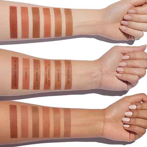 Dundas Bronzer Anonymous, Contour Powder for Face and Body, Bronzing Shimmer, Matte Finish, Face Make Up for All Skin Types, Cruelty Free Natural Makeup, Buildable Coverage, Easy to Blend, (Step 3)