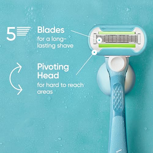 Gillette Venus Extra Smooth Women¡¯s Razor Blades, 5-Bladed Razor Refills, 8 Count