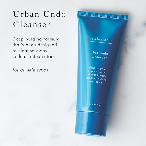 Bioelements Urban Undo Cleanser - 3.5 fl oz - Deep-Purging Copper & Clay Cleanser for All Skin Types - Vegan, Gluten Free - Never Tested on Animals