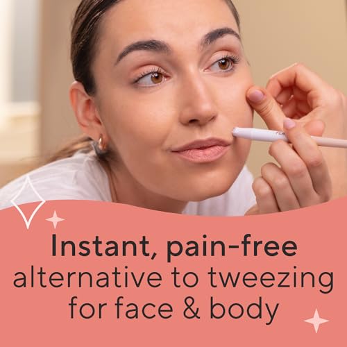 Finishing Touch Flawless Stray Hair Remover, Precise Micro-Blade Hair Removal Tool, Designed to Painlessly Cut Stray Hairs from Chin and Lips to Fingers and Toes, for All Skin Types