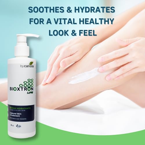 Bioxtron Life Moisturizing Cream for DB Dry Skin - Skin Moisturizing - Natural Skin Protectant - Support Tired Legs - Refreshes & Tones - Aloe Vera - Arnica Oil - Chamomile - 8 oz