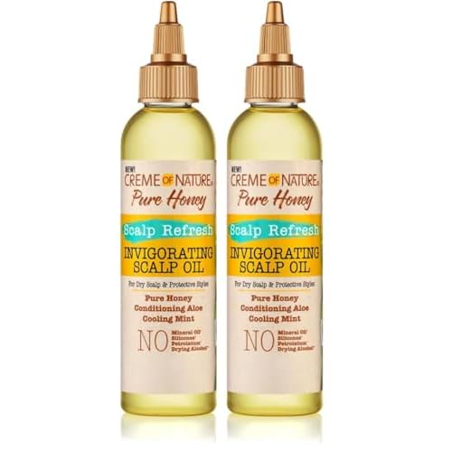 Creme of Nature Pure Honey Scalp Oil (Pack of 2)