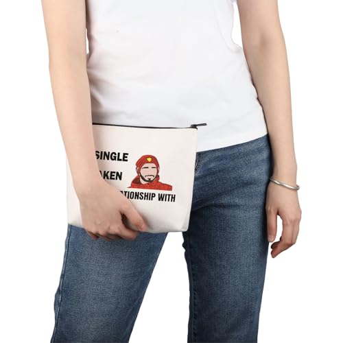 PWHAOO Car Racing Inspired Gift Car Racer Fan Makeup Bag Cosmetic Bag Racing Fandom Merch (Dating M)