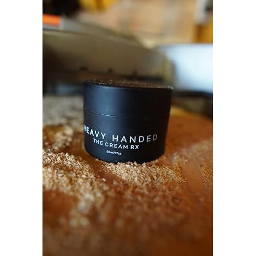 Heavy Handed The Cream RX Hand Recovery Cream with Honey & Vitamin E, Fast-Absorbing, Non-Greasy Moisturizer for Dry, Cracked, Overworked Hands