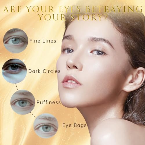 ASAMO eye serum, Fast Absorbing, Correction for Puffy Eye Bags Fine Lines Dark Circles Wrinkles, 48Hr Hydrating Under Eye Cream-ZZ06