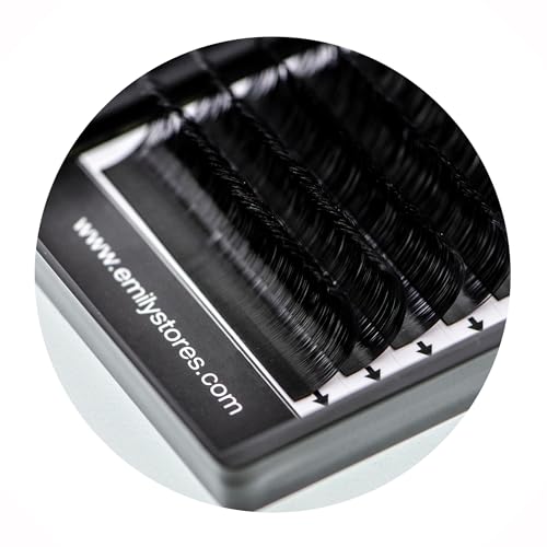Eyelash Extensions 0.10mm Thickness C Curl Length 13mm Individual Volume Natural-Looking eyelashes Single Size For Lash Extension (0.10,C,13mm)