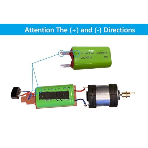 Battery for Wahl Color Pro Hair Clipper Model 9649P and Grooming Model 79434; 2.4V 1800mAh Ni-MH