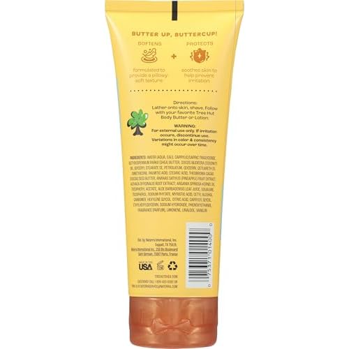 Tree Hut Whipped Shave Butter Coco Colada, Hydrating & Moisturizing Shave Cream with Shea Butter & Aloe, Smooth Glide for Soft Skin, Tropical Scent, 7 Fl Oz