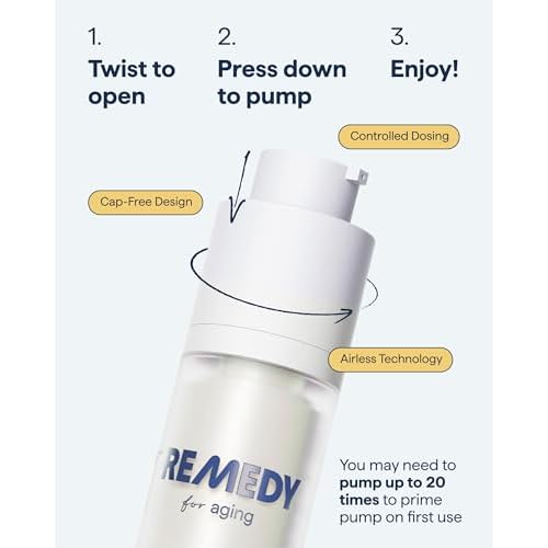 Remedy for Healthy Aging - Retinal, Resveratrol, Glycolic Acid, Argireline, Ferulic Acid, Matrixyl 3000 - Anti-Aging Treatment for Wrinkles, Uneven Texture & Tone - By Dermatologist Dr. Shah