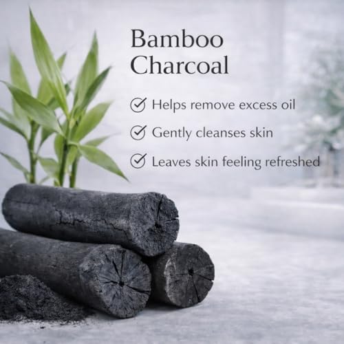 SHILLS Charcoal Mask for Men, 1 Bottle (1.69 fl. oz) and a Brush Set